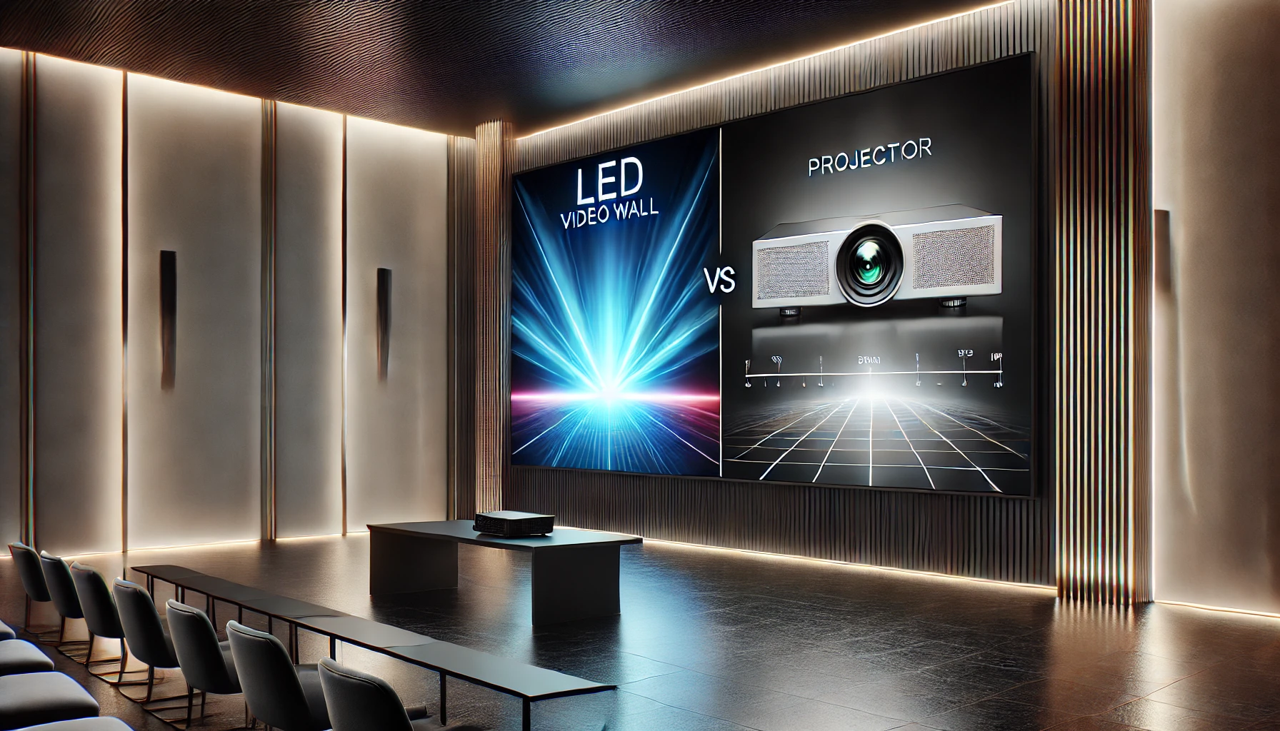 LED Video Walls vs Projectors: A Comparative Guide